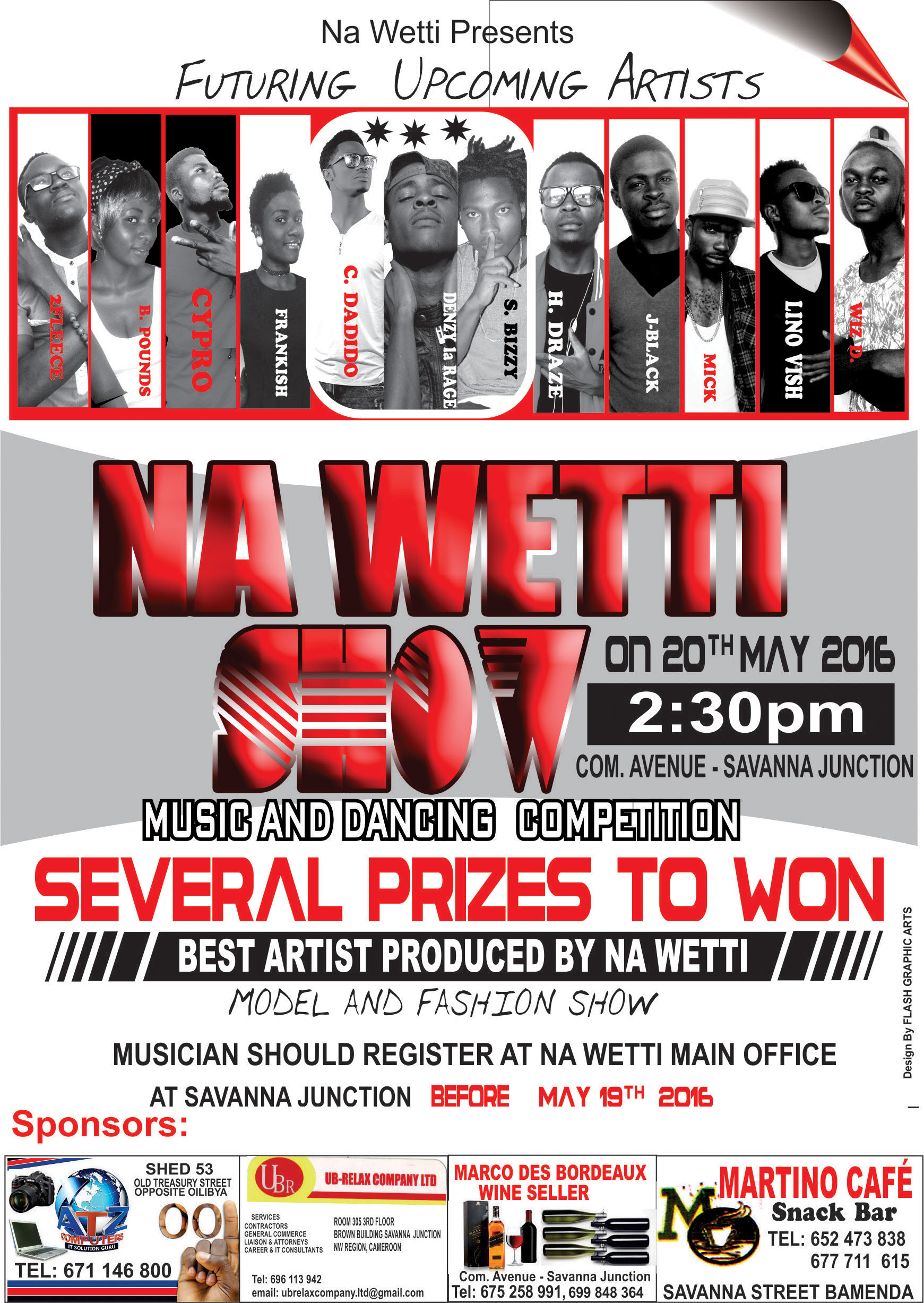 Poster and Flyer, NaWetti Awards 2016